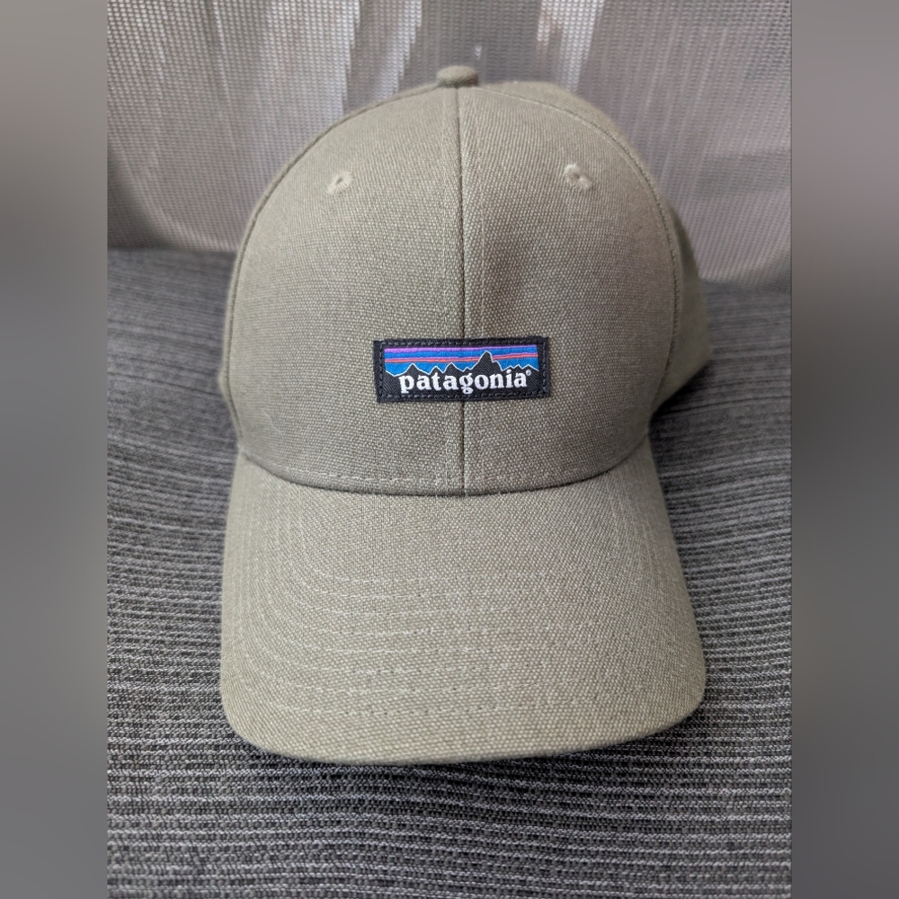 Patagonia Ton She's Logo Hat Fairly Fatigue Green Cap - Picture 5 of 10